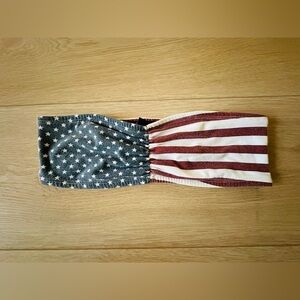 Distressed Vintage American Flag Tube Top